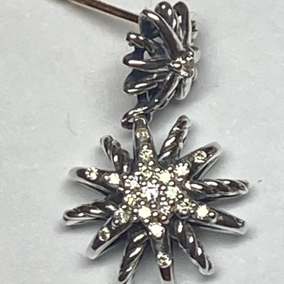 David Yurman Jewelry - David Yurman Double Drop Starburst Earrings